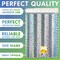 Metallic Holographic Bubble Mailers 6.5 x 9 Size. Pack of 25 Foil Padded Envelopes 6 1/2 x 9 Glitter Bubble Mailers. SelfSealing Holo Cushion Envelopes. Glamour Holographic Package Envelopes